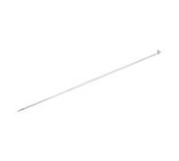 sourcing map Ground Rod Cold Galvanized Grounding Pin 2.6ft Straight Single Hole Grounding Stake for Antenna Satellite Dish Electric Fence