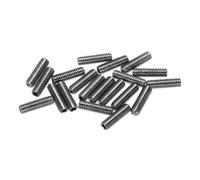 sourcing map Guitar Bridge Saddle Height Adjustment Screws Metric M3x10 Black for Electric Guitars Bridge 20pcs