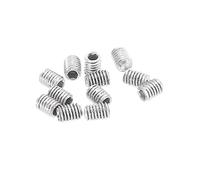 sourcing map Guitar Bridge Saddle Height Adjustment Screws Metric M3x4 Silver for Electric Guitars Bridge 12pcs