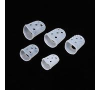 sourcing map Guitar Finger Tips Protector L M S XS XXS Size Transparent Pack of 40