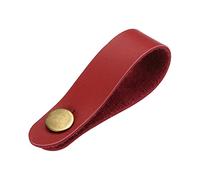 sourcing map Guitar Headstock Straps, Guitar Leather Neck Adapter Straps Tie Red for Guitar