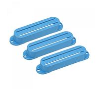 sourcing map Guitar Pickup Cover Double Coil Pickup Plastic Closed Shell Light Blue 3 Pack