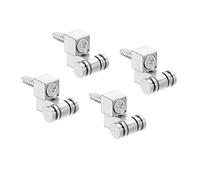 sourcing map Guitar Roller String Tree Retainer String Guides Silver for Electric Guitar Bass with Screws 4pcs