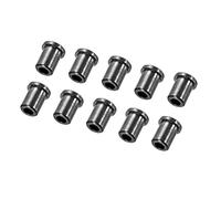 sourcing map Guitar String Ferrules Through Body 1/8" Black for Electric Guitar 12pcs
