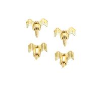 sourcing map Guitar String Trees String Retainer Guides Gold for Electric Guitar Bass Parts Replacement with Screws 2 Set