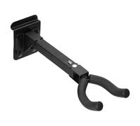 sourcing map Guitar Wall Mount Hangers, Guitar Wall Hanger Holders Hooks Stands Rotatable Holder for Skateboard Guitar Bass Snow Boards, Black