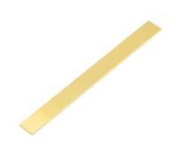sourcing map H62 Brass Flat Bar Stock, 0.08"x0.98"x14" Square Solid Brass Bar Stock Metal Sheet for Knife Making DIY Handicrafts Architectural Decoration Industry Thermal Conductivity