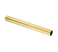 sourcing map H62 Brass Round Tube, 20mm OD 0.5mm Wall Thickness 200mm Length Seamless Precision Straight Pipe Tubing for DIY Projects Crafts Gardening Industry Precision Applications