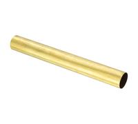 sourcing map H62 Brass Round Tube, 25mm OD 0.5mm Wall Thickness 200mm Length Seamless Precision Straight Pipe Tubing for DIY Projects Crafts Gardening Industry Precision Applications