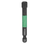 sourcing map H8 Flat Hex Head Screwdriver Bit 8mm Metric Tip 1/4" Hex Shank 65mm (2.6") Long Magnetic Hexagonal Screw Drill Bit Wrench Black Phosphate S2 Steel Power Driver Socket