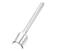 sourcing map Half-Round Shaped Leather Cutter Punch 20mm Strap End Punch Tool for Crafting Strap Belt Wallet and Bag