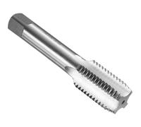 sourcing map Hand Bottom Tap 1-1/4-7 UNC 2B Thread Bottoming Style Threading Taps High Speed Steel HSS6542 Straight Flutes Screw Tapping Tool