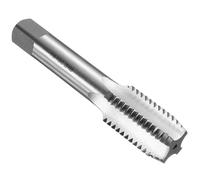 sourcing map Hand Bottom Tap 1-1/8-7 UNC 2B Thread Bottoming Style Threading Taps High Speed Steel HSS6542 Straight Flutes Screw Tapping Tool