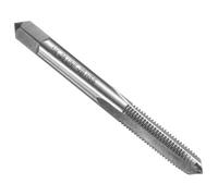 sourcing map Hand Bottom Tap 1/4-28 UNF 2B Thread Bottoming Style Threading Taps High Speed Steel HSS6542 Straight Flutes Screw Tapping Tool