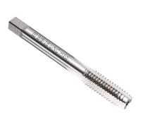 sourcing map Hand Bottom Tap 3/8-16 UNC 2B Thread Bottoming Style Threading Taps High Speed Steel HSS6542 Straight Flutes Screw Tapping Tool