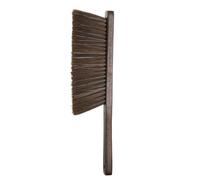 sourcing map Hand Broom Brush 15" Soft Bristles Dusting Brush Cleaning Duster with Straight Handle and Four Rows of Bristles for Car Bed Counter Sofa Furniture Clothes, Brown