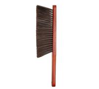 sourcing map Hand Broom Brush 15" Soft Bristles Dusting Brush Cleaning Duster with Straight Handle and Four Rows of Bristles for Car Bed Counter Sofa Furniture Clothes, Red