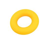sourcing map Hand Grip Strengthener, 2.76" 20 Lbs Silicone Rings Fingers Forearms Exercise Grip Trainer for Rock Climbing Athletes Workout, Yellow