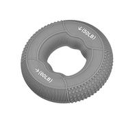 sourcing map Hand Grip Strengthener, 2.95" 50-60 Lbs Silicone Rings Fingers Forearms Exercise Grip Trainer for Rock Climbing Athletes Workout, Gray