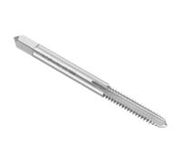 sourcing map Hand Plug Tap #10-24 UNC 2B Thread Plug Style Taps Straight Flute Screw Tapping Threading Tool High Speed Steel HSS6542