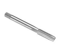 sourcing map Hand Plug Tap M8 x 1.25 H2 Metric Left Hand Thread Plug Style Taps Straight Flute Screw Tapping Threading Tool High Speed Steel HSS6542