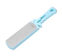 sourcing map Hand Sharpening Stone Whetstone, 400/1000 Grits 2 Side Diamond Large Sharpener 5 in 1 Multi Use Handheld Sharpen Tools with Ceramic and Tungsten Steel Scissor Slots