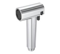 sourcing map Handheld Bidet Sprayer for Toilet, ABS Sprayer Kit Dual Spray Mode with Scraping Function and G1/2(0.79") Threaded for Kitchen Bathroom Cleaning, (Plating Silver,Style 4)