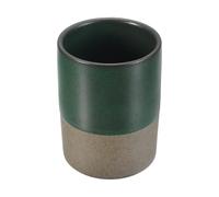 sourcing map Handmade Vintage Espresso Cups, 7.44oz / 220ml Ceramic Teacups Simple No-Handle Coffee Mug Dishwasher Safe for Latte Cappuccino Milk Juice Office Home Party, Dark Green