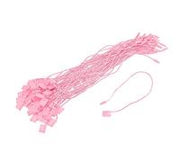 sourcing map Hang Tag String Snap Lock Pins Loop Price Tag Fastener Plastic Tags Ties Pink 7 Inch Pack of 1000