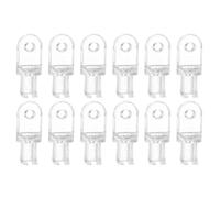 sourcing map Hardware Tilt Wand Tip, 12Pcs 1" x 0.39" - Plastic Vertical Blinds Replacement Parts, Tilt Wand Rotating Tip Hook Repair for Horizontal Blind Parts (Transparent)