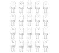 sourcing map Hardware Tilt Wand Tip, 20Pcs 1" x 0.39" - Plastic Vertical Blinds Replacement Parts, Tilt Wand Rotating Tip Hook Repair for Horizontal Blind Parts (Transparent)