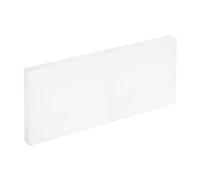 sourcing map HDPE Plastic Sheet 25mm Thick, 250mm x 600mm High Density Polyethylene Plastic Blocks, HDPE Cutting Board for DIY, Home Floor Improvement, White