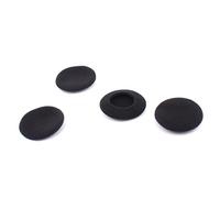 sourcing map Headphone Covers, 4pcs Soft Foam Earbuds Cushions Sponge Earphone Headset Headphone Covers, Replacement Earphone Pad Protector for Round and Oval Headphones, Black