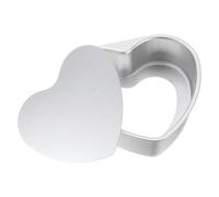 sourcing map Heart Shaped Cake Pan with Removable Loose Bottom 8" Cheesecake Aluminum Nonstick Layers Baking Pan for Wedding Birthdays Party Event