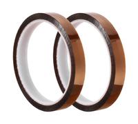 sourcing map Heat Resistant Tape - 2 Pcs High Temperature Heat Transfer Tape Polyimide Film Adhesive Tape 12mm x 33m(108ft)