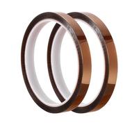 sourcing map Heat Resistant Tape - 2 Pcs High Temperature Heat Transfer Tape Polyimide Film Adhesive Tape 10mm x 33m(108ft)