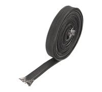 sourcing map Heat Shield Sleeve, 0.3" ID 6.6 Feet Heat Sleeve Automotive Wire Heat Shield Fuel Line Heat Shield Sleeve Heat Sleeve Heat Wrap 500 Degree for Wires, Black