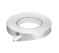 sourcing map Heat Shield Tape 0.78" x 164 Ft Waterproof Sunscreen Sound Insulation High-Temperature Resistance Silver Aluminum Tape Thickness for Automotive Repairs