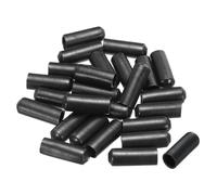 sourcing map Heat Shrink End Cap 10mm ID x 30mm L 1.5:1 Waterproof Electrical Wire Wrap Adhesive Lined Sealed Heat Shrink Tubing Caps for Wire Cable, Pack of 25