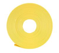 sourcing map Heat Shrink Tubing, 11mm Dia 17mm Flat Width 2:1 Heat Shrink Wrap Cable Sleeve Heatshrink Tube 5m Yellow