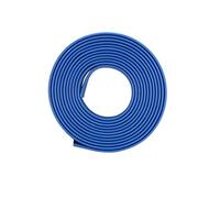 sourcing map Heat Shrink Tubing, 17mm Flat Width 2:1 Heat Shrink Wrap Cable Sleeve Tube 1m Blue