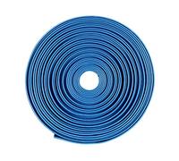 sourcing map Heat Shrink Tubing, 7mm Dia 11mm Flat Width 2:1 Heat Shrink Wrap Cable Sleeve Heatshrink Tube 5m Blue