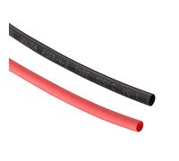 sourcing map Heat Shrink Tubing Kit 2:1 4mm Dia 16ft Black and Red Insulation Protection for Electrical Cable Wire