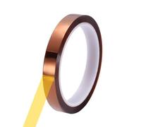 sourcing map Heat Tape, 13mm x 33m (108ft) Polyimide Heat Transfer Sublimation Tape No Residue High-Temperature Resistant Tapes for Heat Press Soldering Circuit Board, Brown
