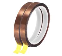 sourcing map Heat Tape, 2 Rolls 8mmx33m 108ft High Temperature Tape Heat Resistant Tapes for Sublimation,Heat Press,Heat Transfer, Soldering, Circuit Board