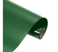 sourcing map Heat Transfer Vinyl Roll, 12" x 3.3ft HTV Iron on Transfer Vinyl for T-Shirts Craft Cutter Cutting Machine, Easy to Cut and Weed (Dark Green)