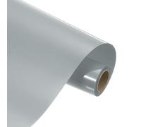 sourcing map Heat Transfer Vinyl Roll, 12" x 4.9ft HTV Iron on Transfer Vinyl for T-Shirts Craft Cutter Cutting Machine, Easy to Cut and Weed (Silver Gray)