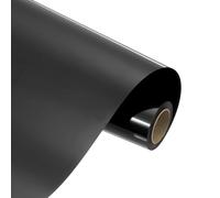 sourcing map Heat Transfer Vinyl Roll, 12" x 4.9ft HTV Iron on Transfer Vinyl for T-Shirts Craft Cutter Cutting Machine, Easy to Cut and Weed (Black)