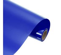 sourcing map Heat Transfer Vinyl Roll, 12" x 4.9ft HTV Iron on Transfer Vinyl for T-Shirts Craft Cutter Cutting Machine, Easy to Cut and Weed (Blue)