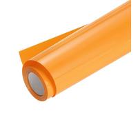 sourcing map Heat Transfer Vinyl Roll, 12" x 8ft Golden Yellow HTV Transfer Vinyl Iron On Vinyl for T-Shirts DIY Heat Vinyl Design Easy to Cut & Weed